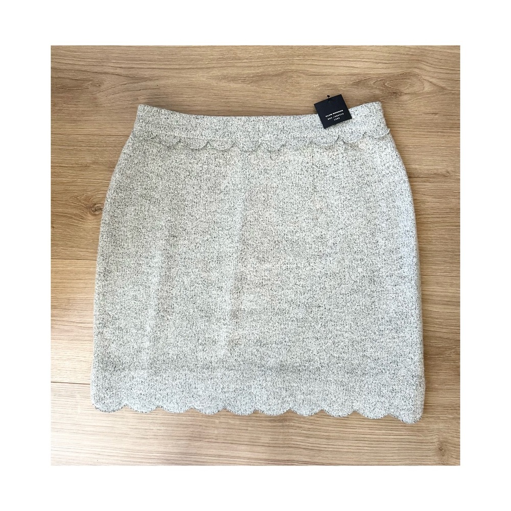 Club Monaco Light Gray Mini Skirt